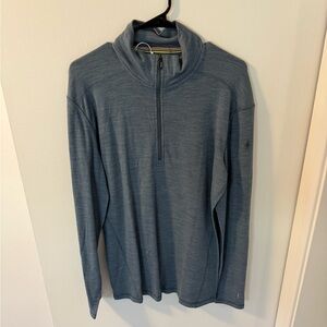 Men’s Large Smartwool Gray Pullover NWT